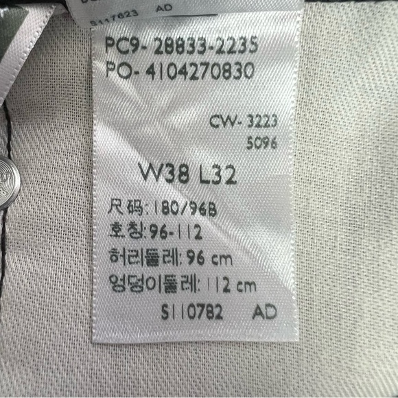 Levi’s 512 Slim Taper Men’s Jeans Sz W38/L32 Color Black Pockets Eco Ease $69.50 - Picture 10 of 14